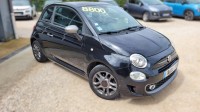 FIAT 500 S 1.2 ESSENCE NOIRE GARAGE AUTOMOBILES DU CHATEAU A PIERRE DE BRESSE - AGENT CITROEN ET PEUGEOT