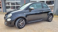 FIAT 500 S 1.2 ESSENCE NOIRE GARAGE AUTOMOBILES DU CHATEAU A PIERRE DE BRESSE - AGENT CITROEN ET PEUGEOT