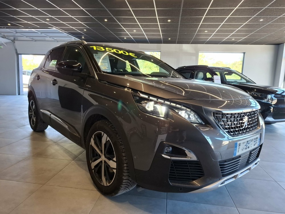 PEUGEOT 3008 1.2 130 GT LINE ESSENCE - AGENT PEUGEOT - GARAGE AUTOMOBILES DU CHATEAU A PIERRE DE BRESSE 71270